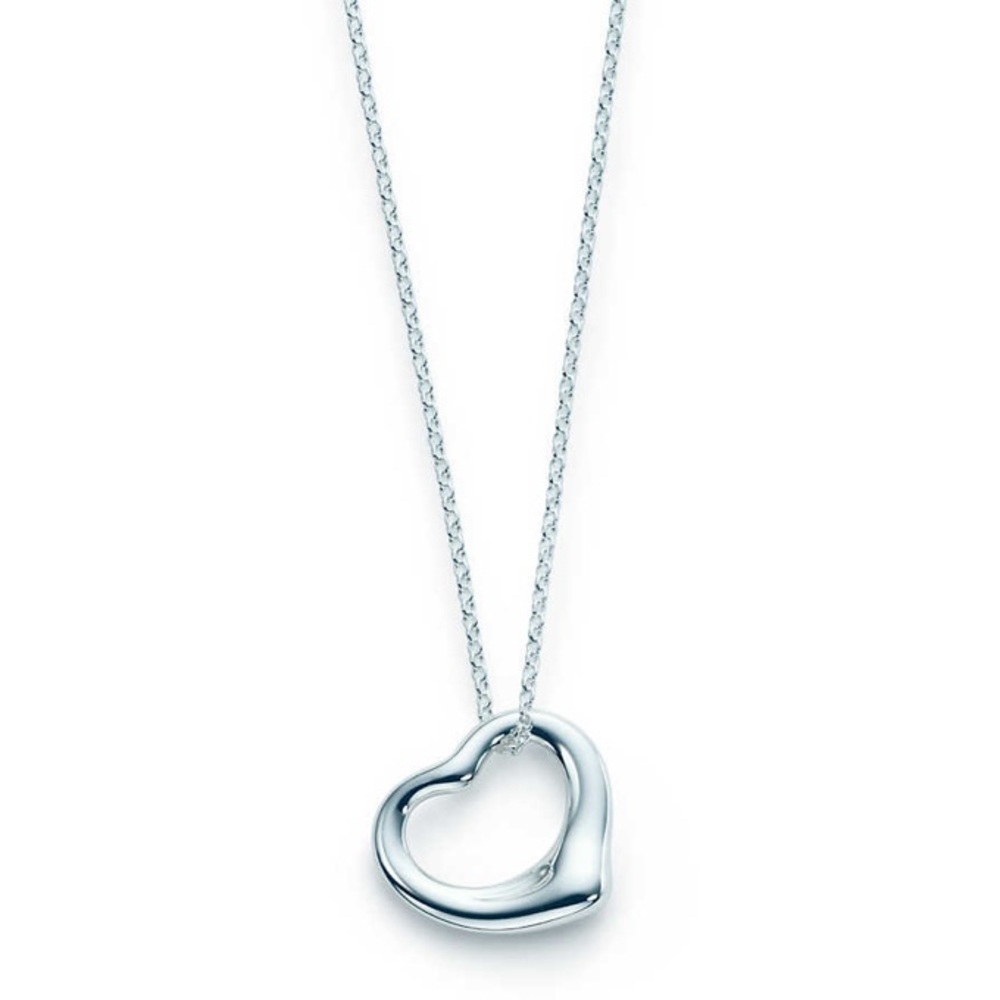 Tiffany Open Heart Pendant